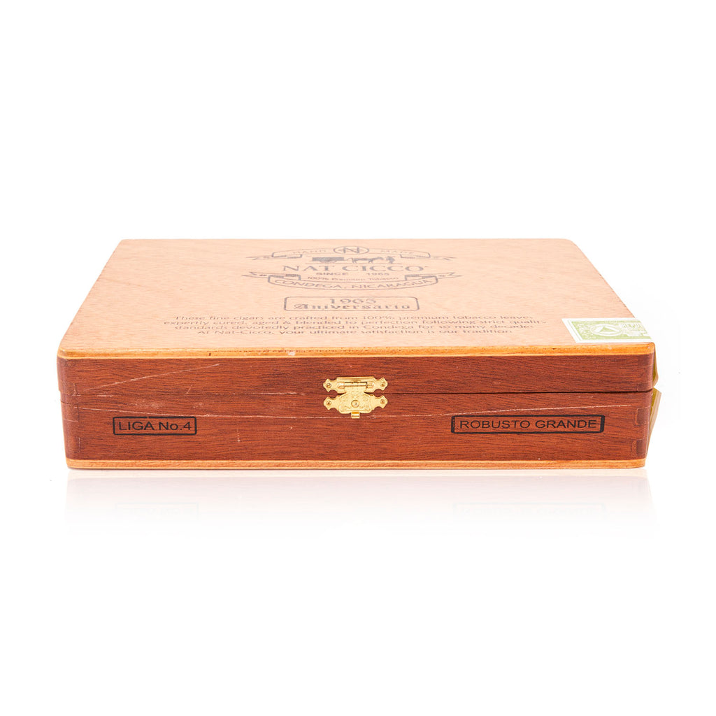 Wood 'Nat Cicco' Grande Cigar Box (A+D)