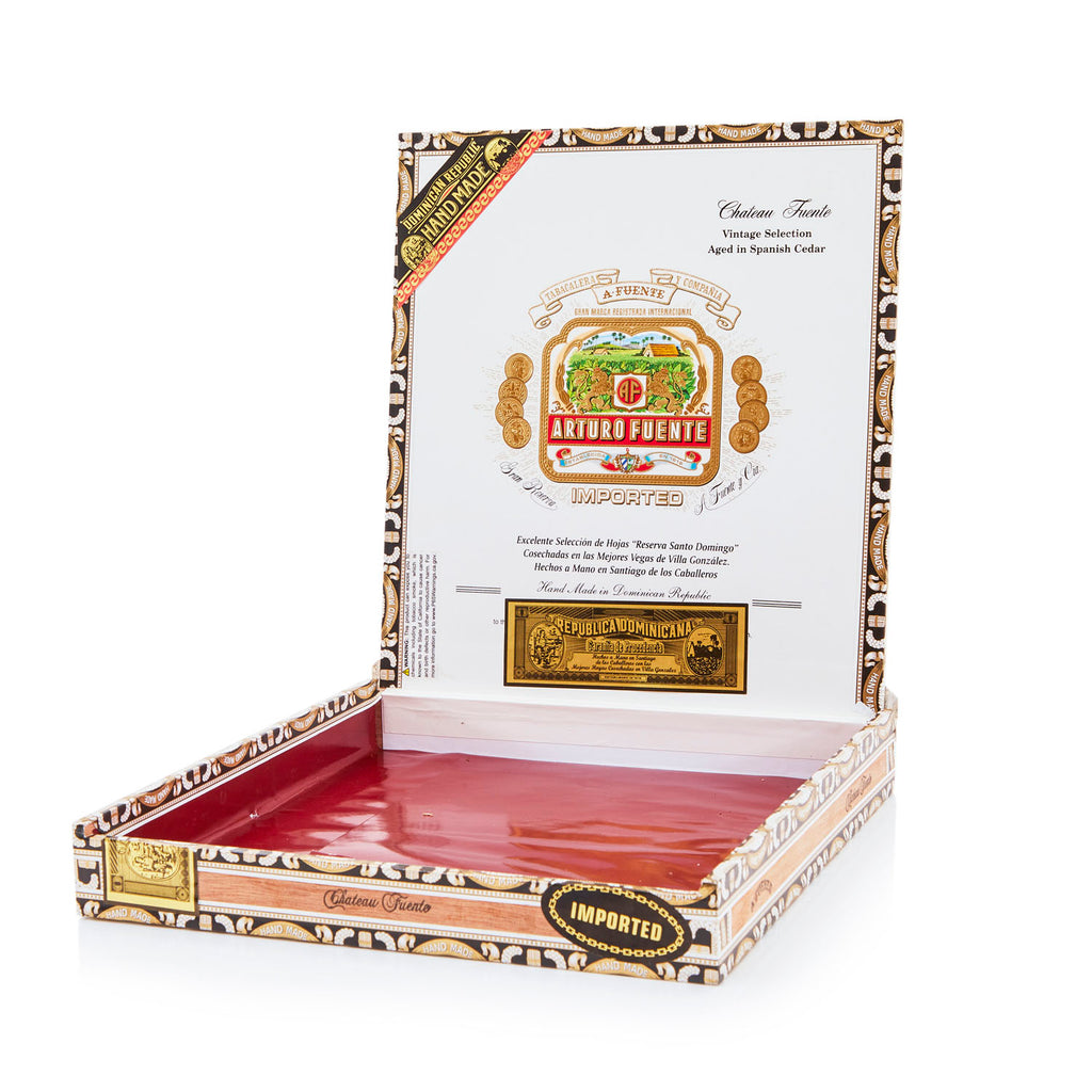 Tan 'Arturo Fuente' Chateau Fuente Cigar Box (A+D)