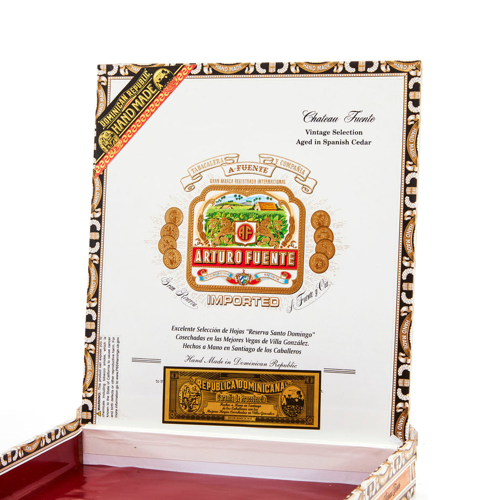 Tan 'Arturo Fuente' Chateau Fuente Cigar Box (A+D)