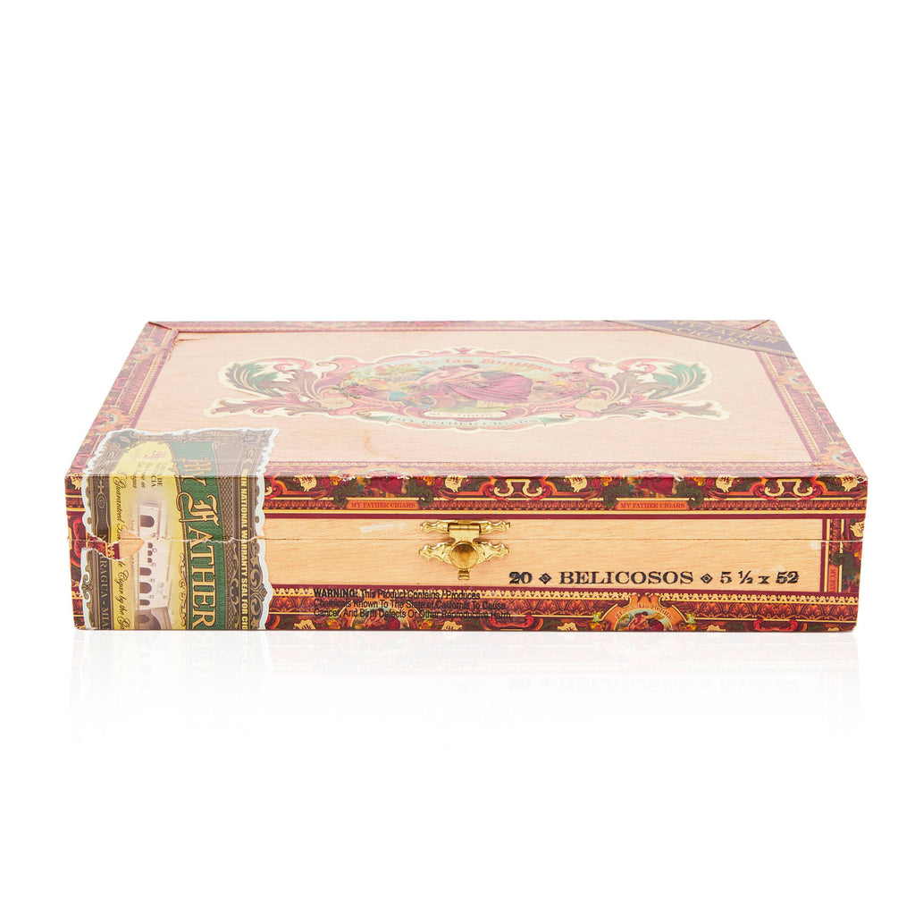 Wood 'Flor de las Antillas' Belicosos Cigar Box (A+D)