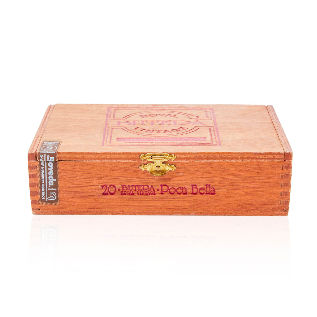 Wood 'Butera' Cigar Box (A+D)
