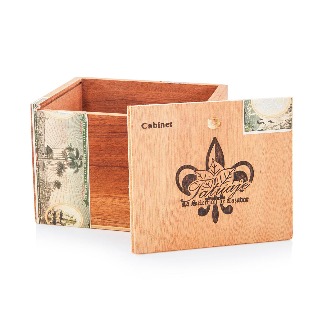 Wood 'Tatuaje' Cabinet Cigar Box (A+D)