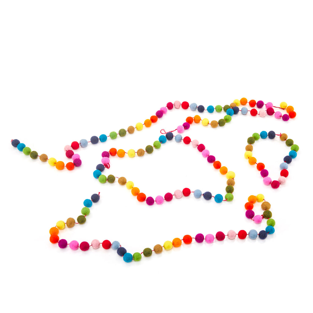 Multi Felt Ball Garlands (A+D)