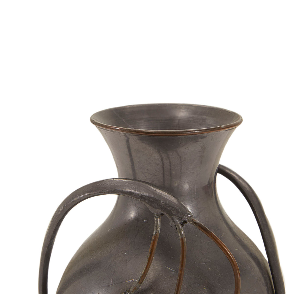Metal Urn Vase (A+D)