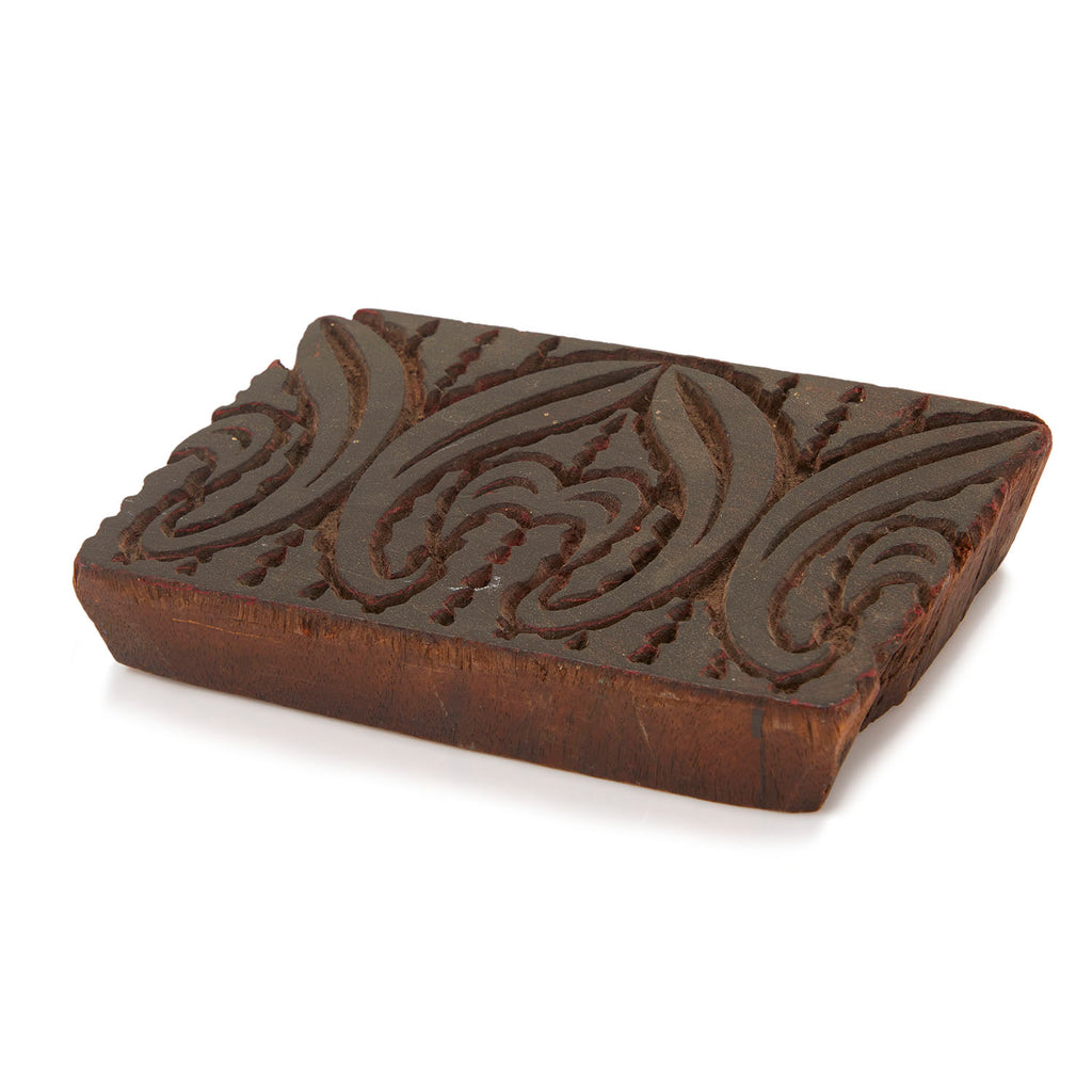 Brown Piece of Engraved Wood (A+D)