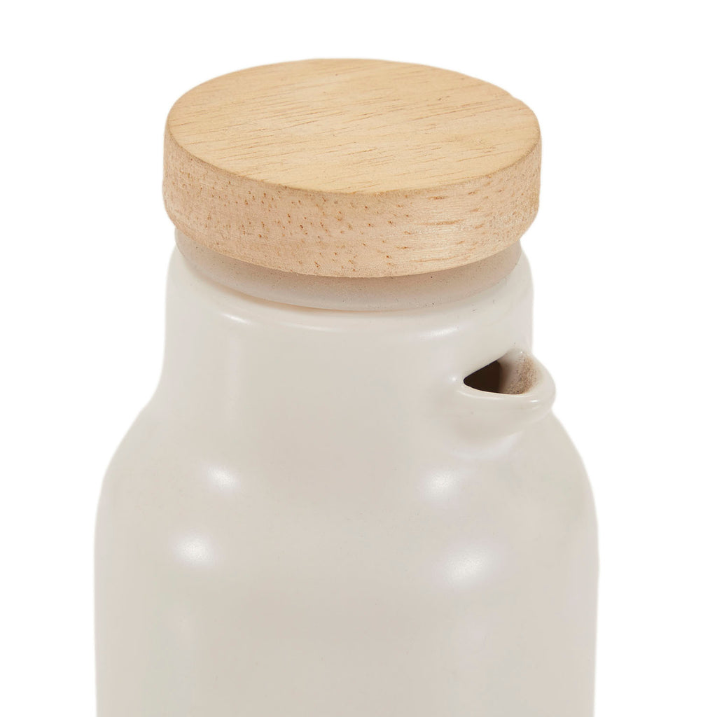 White Ceramic "V" Carafe (A+D)