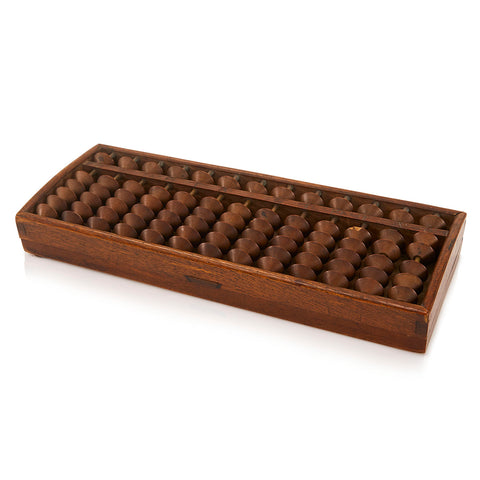 Brown Antique Chinese Abacus (A+D)