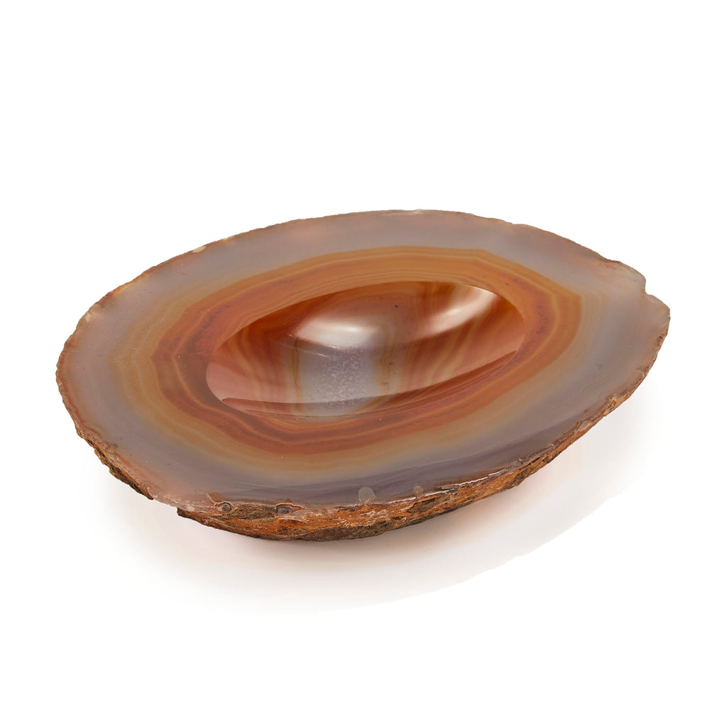 Orange and Maroon Geode (A+D)