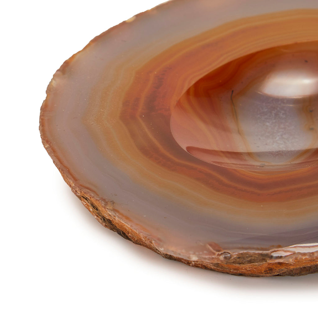 Orange and Maroon Geode (A+D)