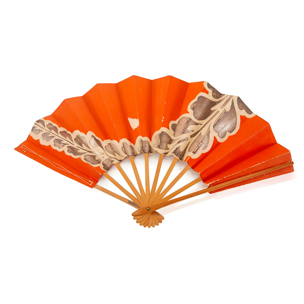 Orange Hand Fan (A+D)
