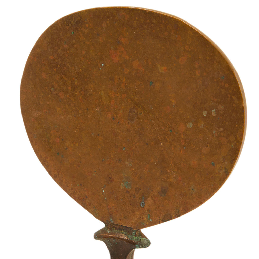 Metal Standing Statue with Disc (A+D)