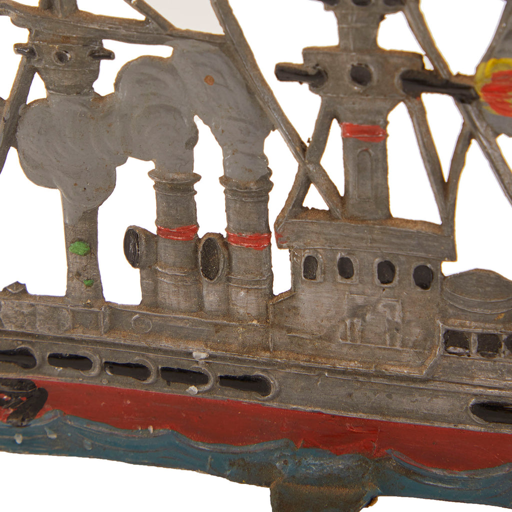 Metal French Battleship Model (A+D)