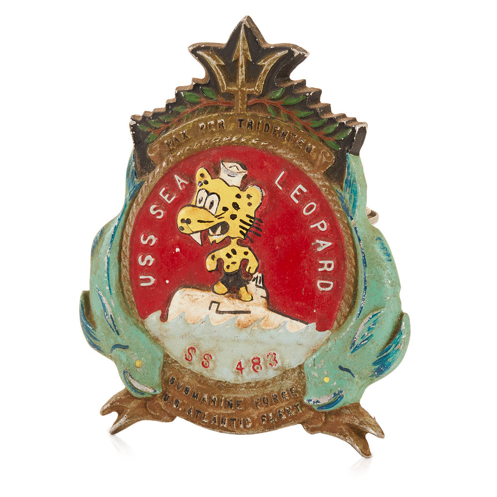Multi Metal Sea Leopard Plaque (A+D)