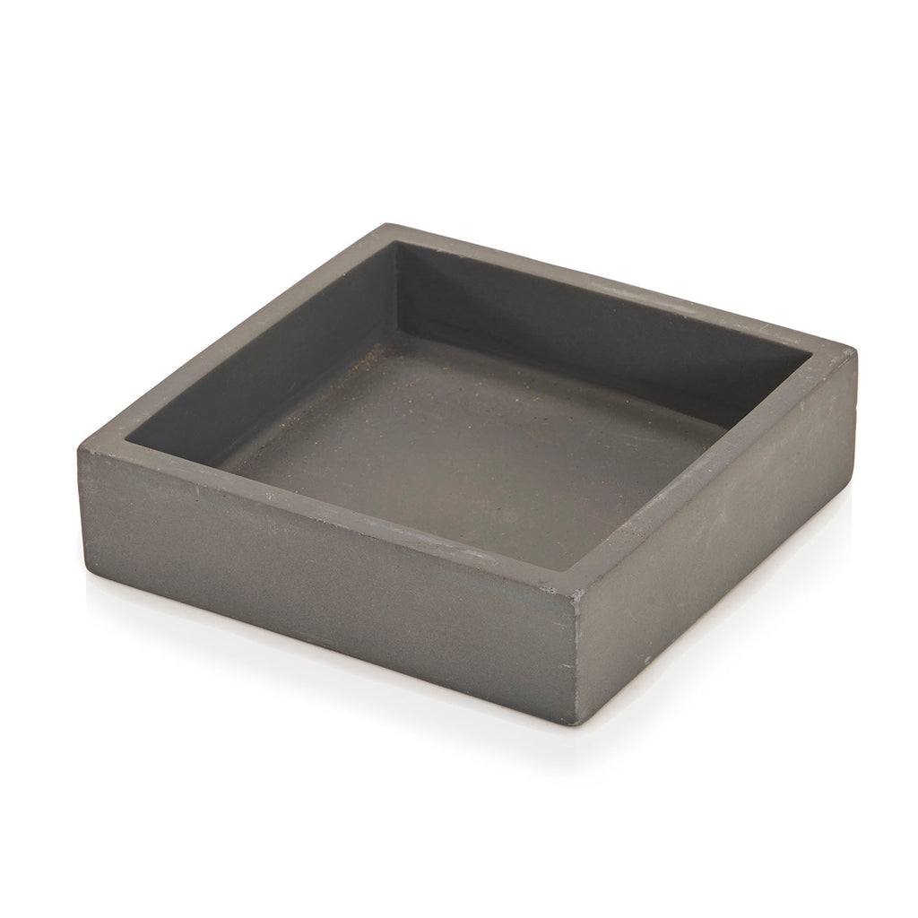 Grey Stone Square Tray (A+D)