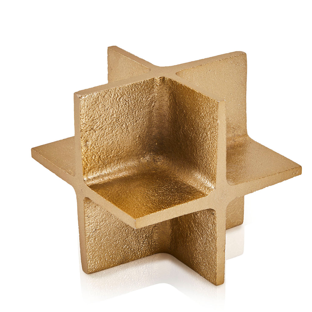 Gold Geometric Paperweight (A+D)