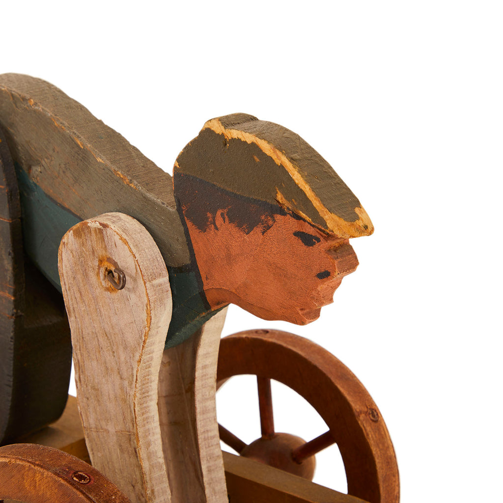 Wood Wheel Man Toy (A+D)