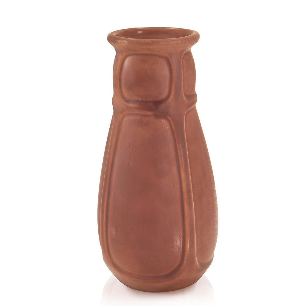 Brown Rust Tall Ceramic Vase (A+D)