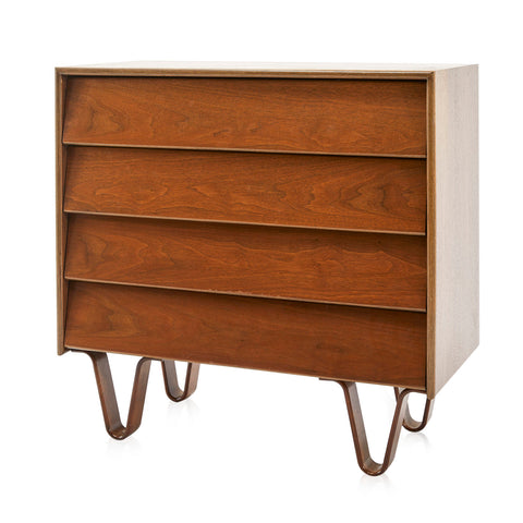 Dark Bentwood Case Study Dresser