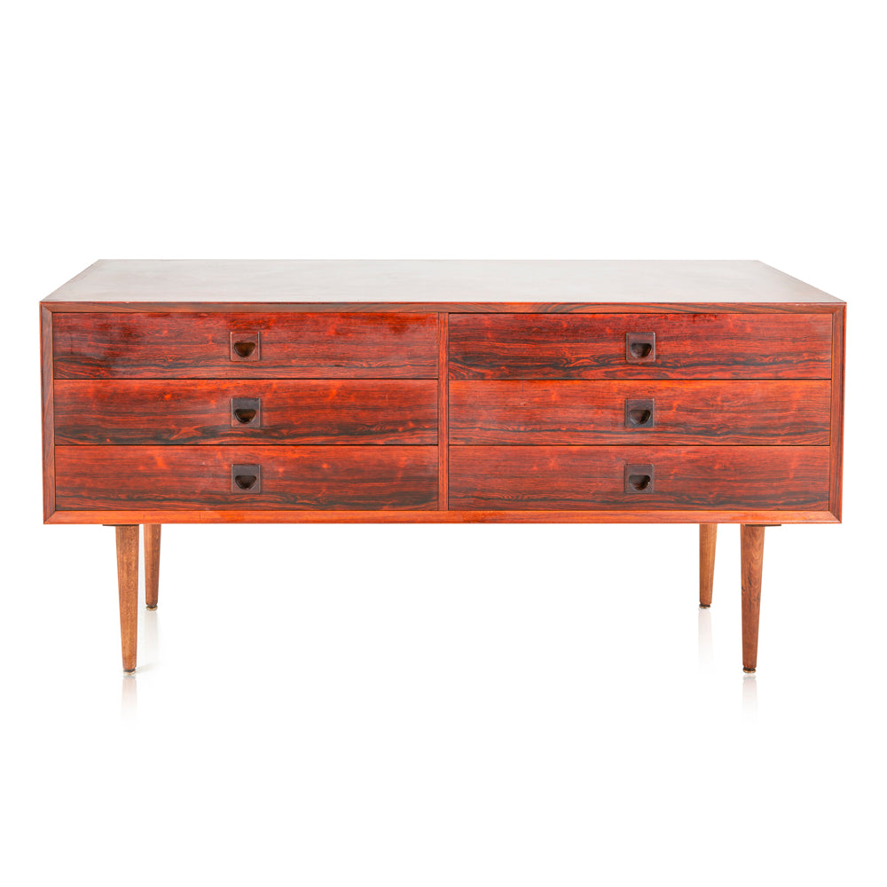 Red Wood Mid-Century Modern Dresser