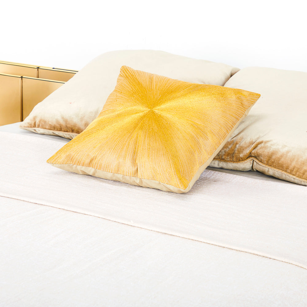Gold & Cream Regency Queen Bed with Matching Nightstands