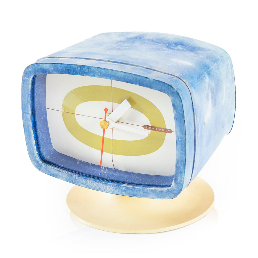 Blue Vintage Tabletop Clock
