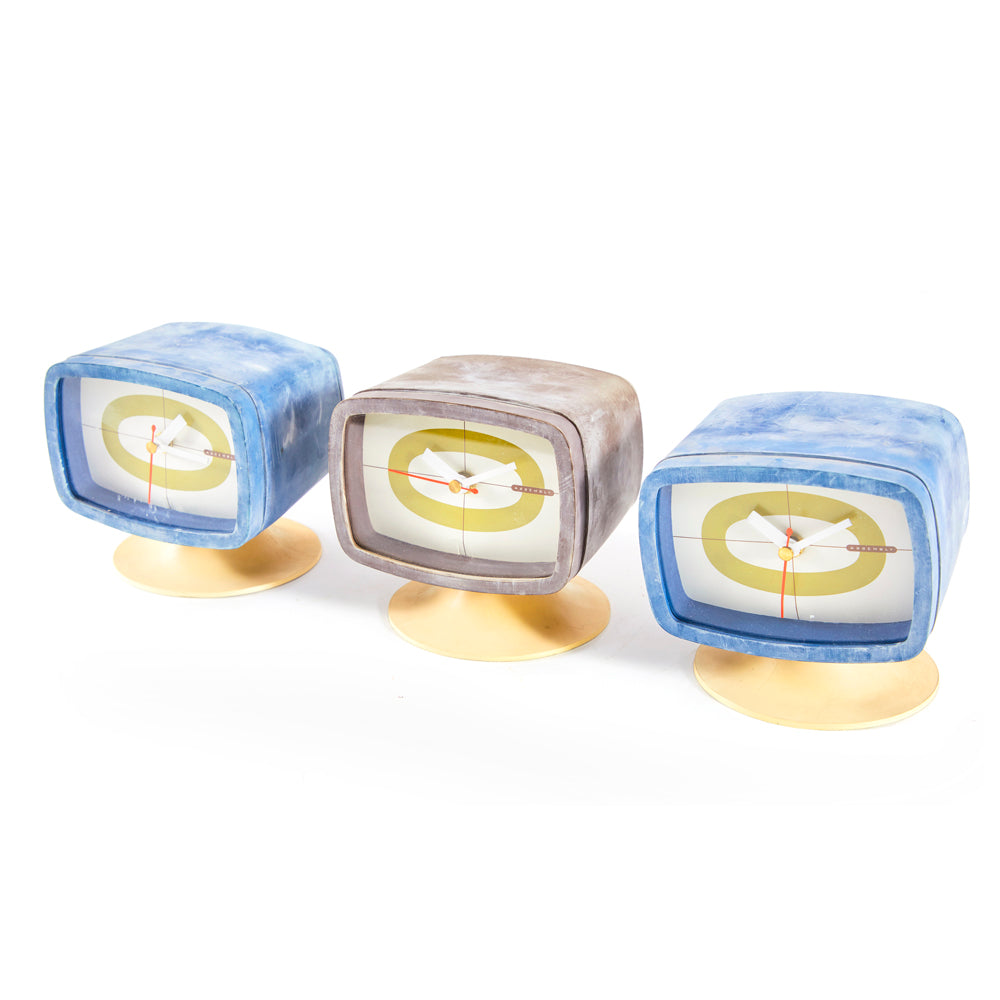 Blue Vintage Tabletop Clock