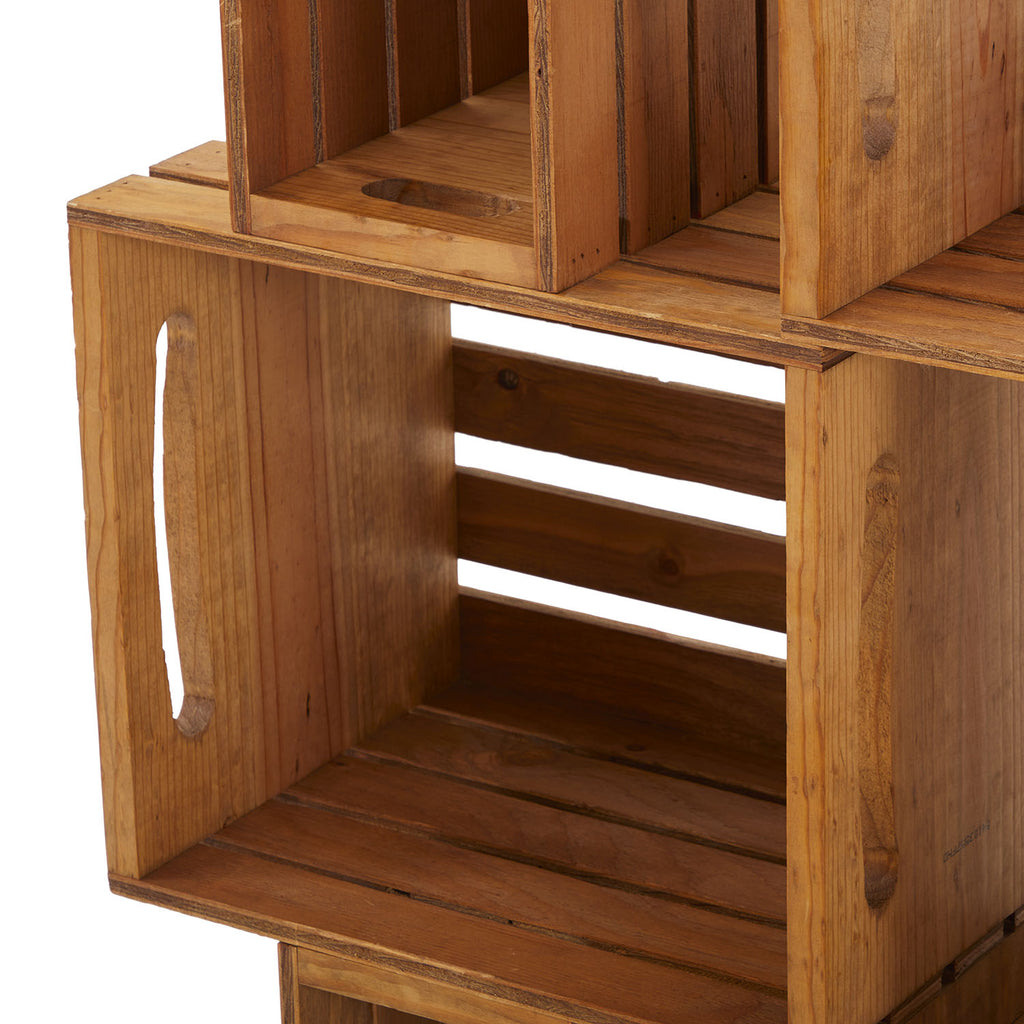 Multi Crate Storage Book Shelf