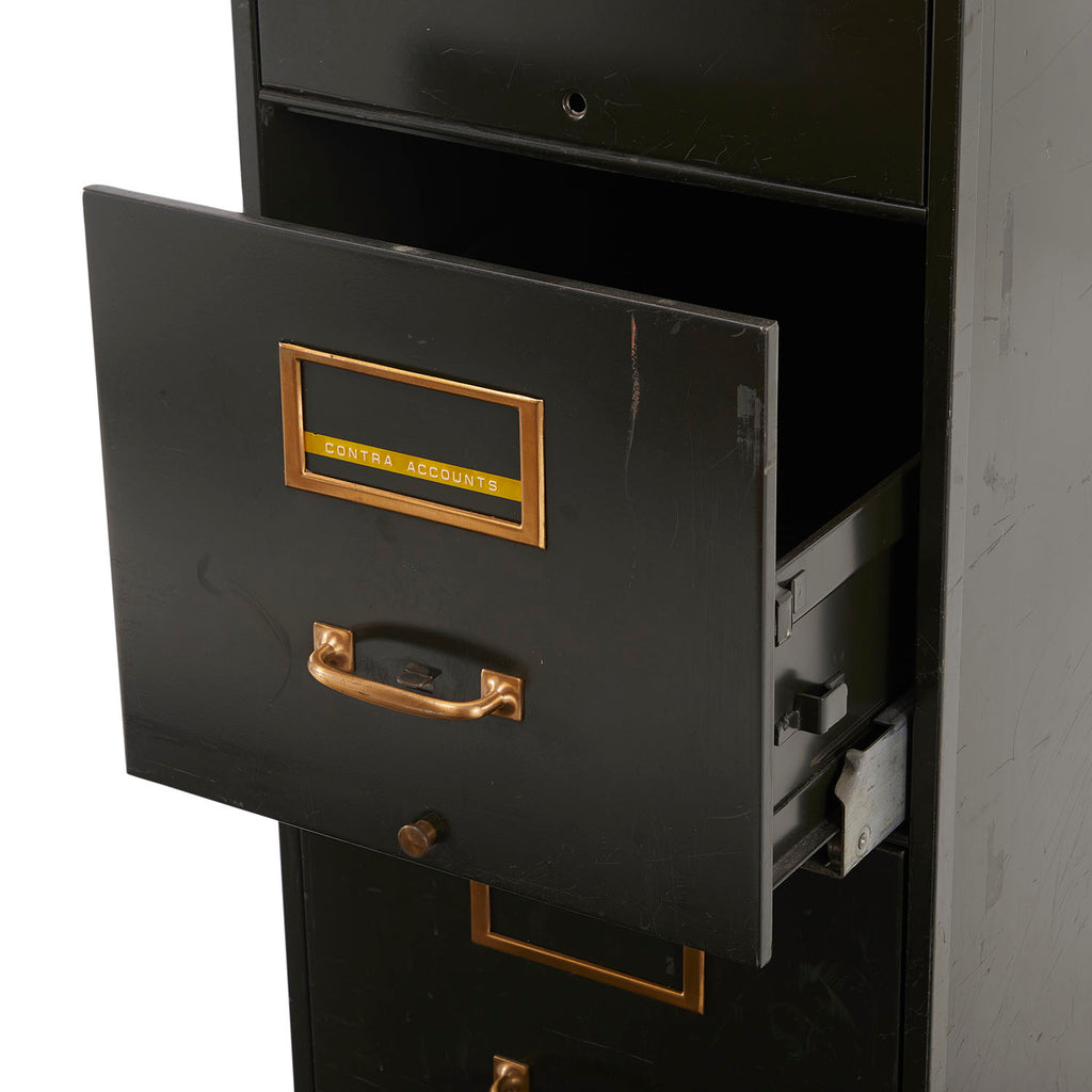 Black Metal File Cabinet