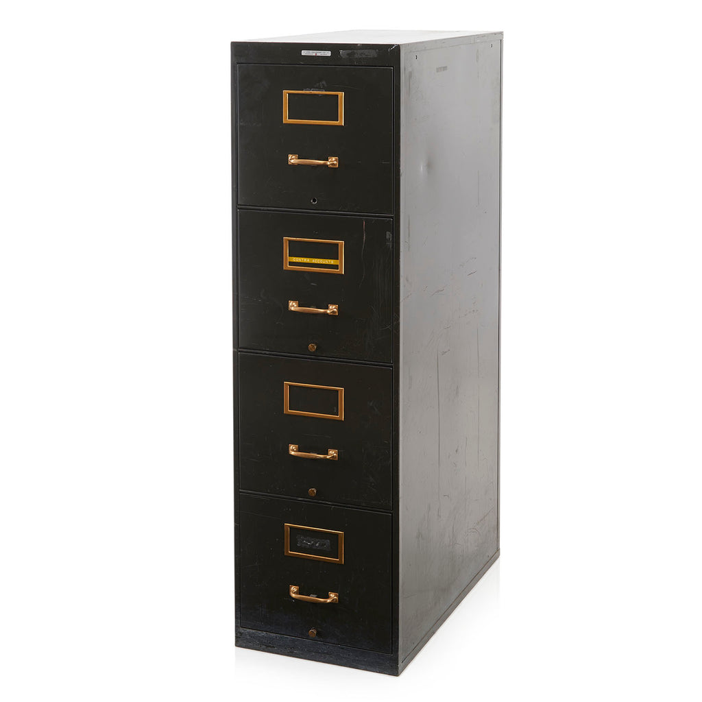 Black Metal File Cabinet