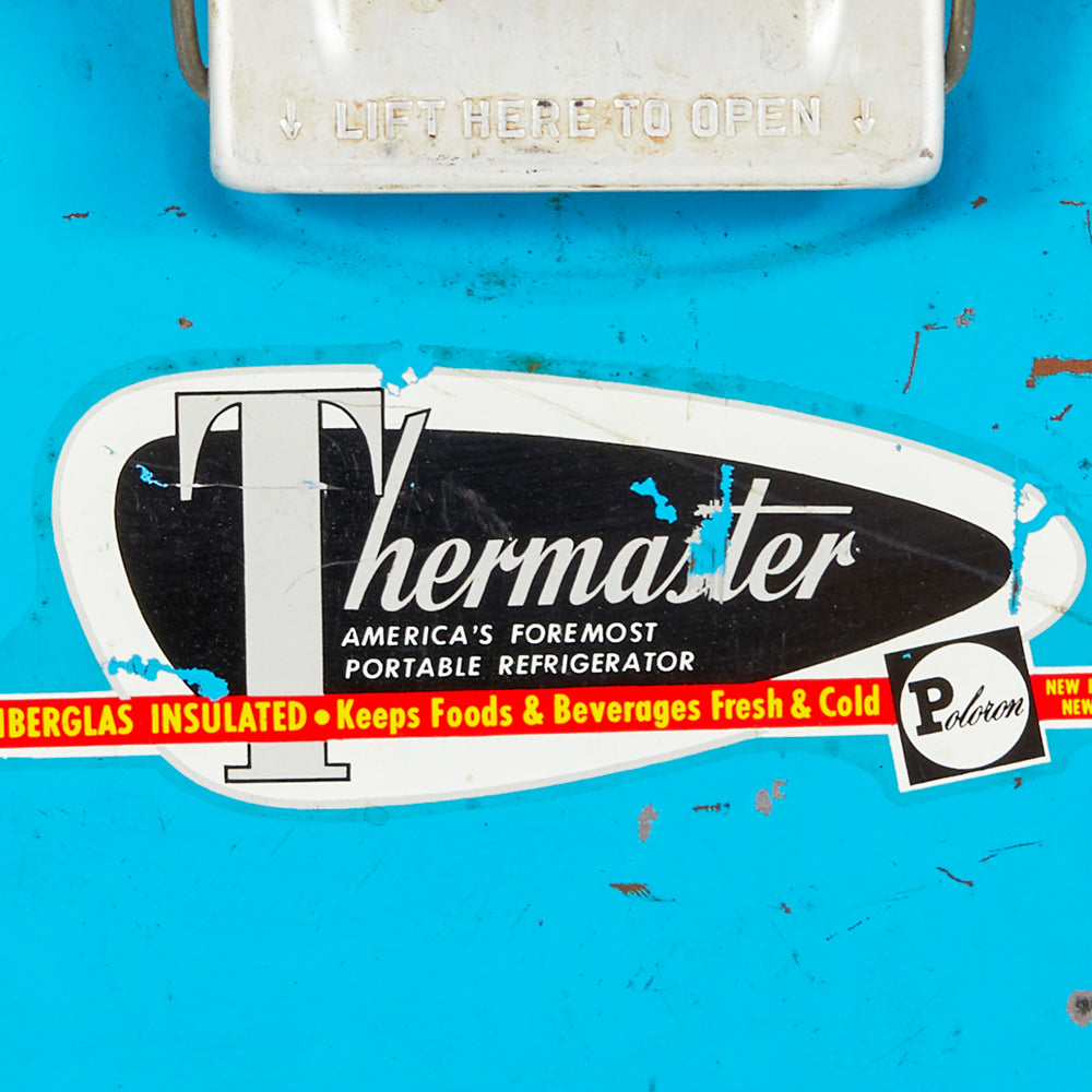 Vintage Blue Thermaster Portable Ice Box