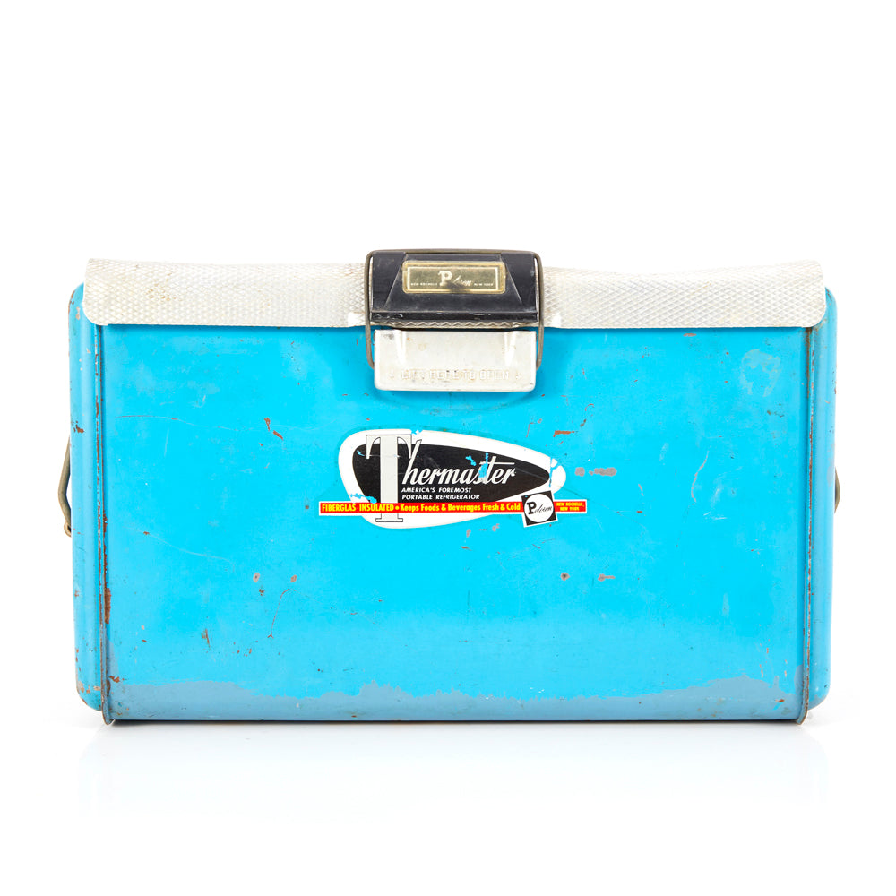 Vintage Blue Thermaster Portable Ice Box