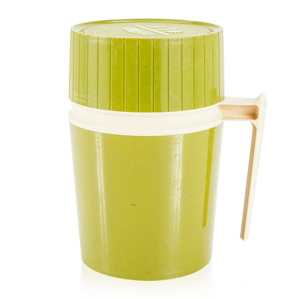 Short Green Vintage Thermos