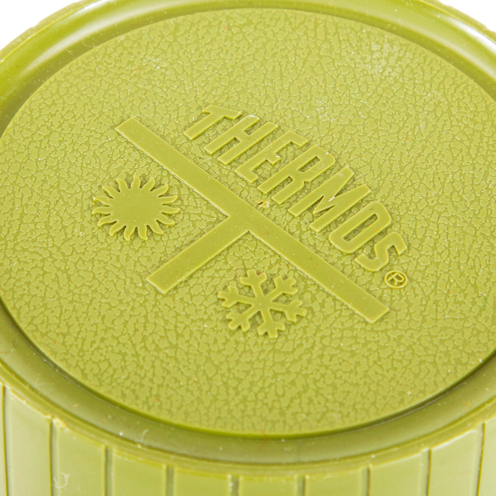Short Green Vintage Thermos