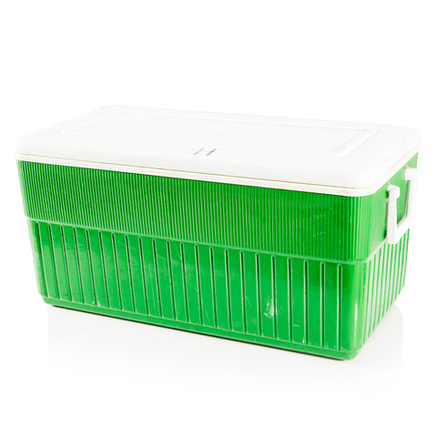 Vintage Green Camping Cooler