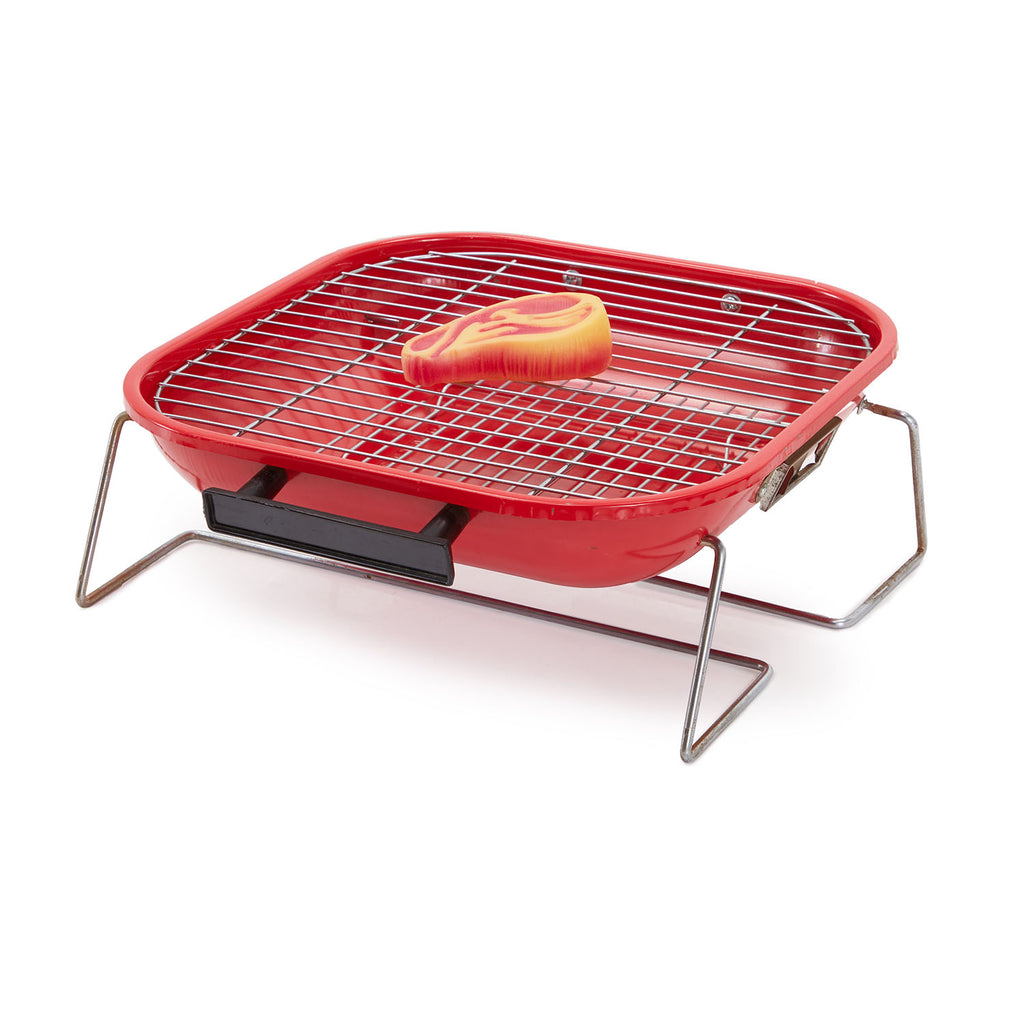 Red Portable Charcoal Grill