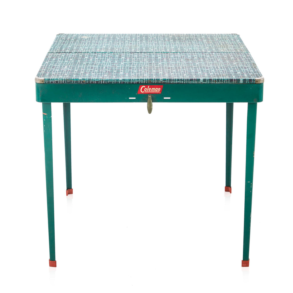 Foldable Green Camping Table and Stools