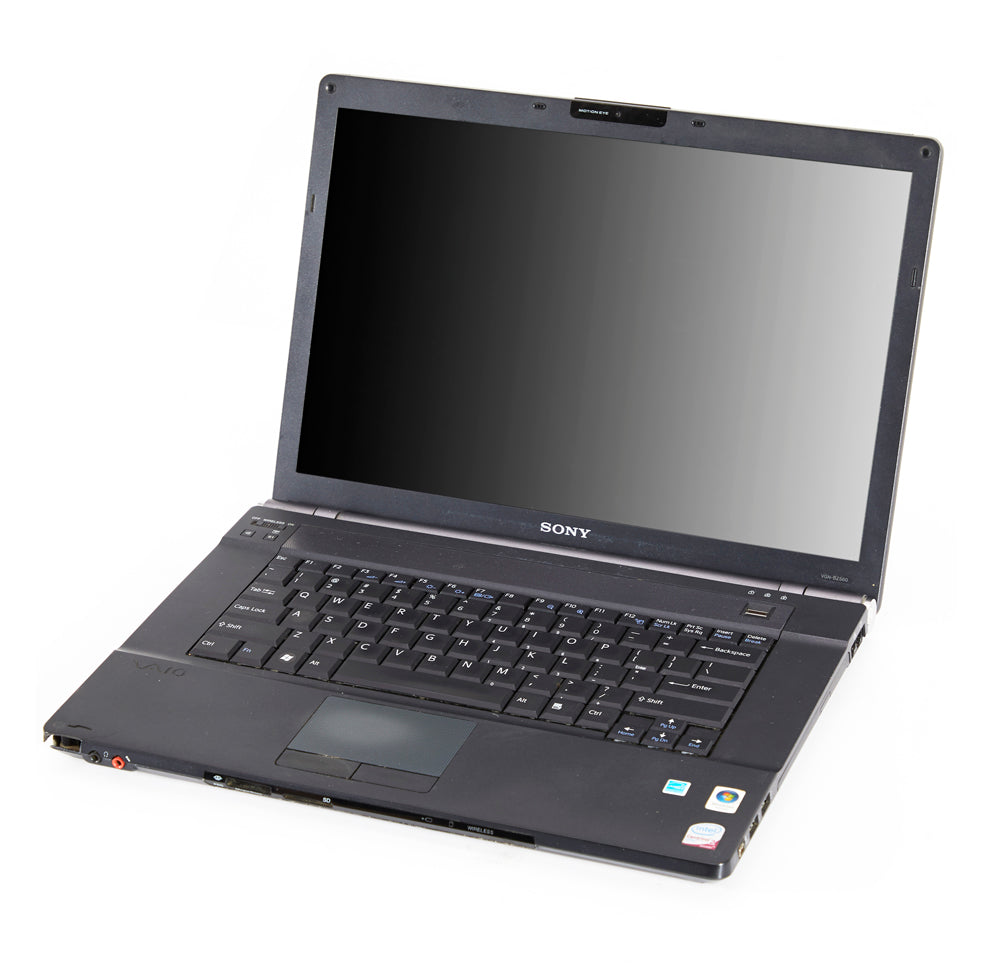 Black Vaio Sony Laptop
