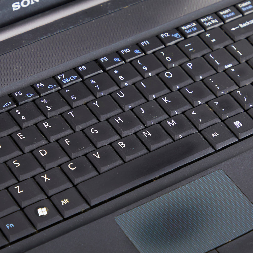 Black Vaio Sony Laptop