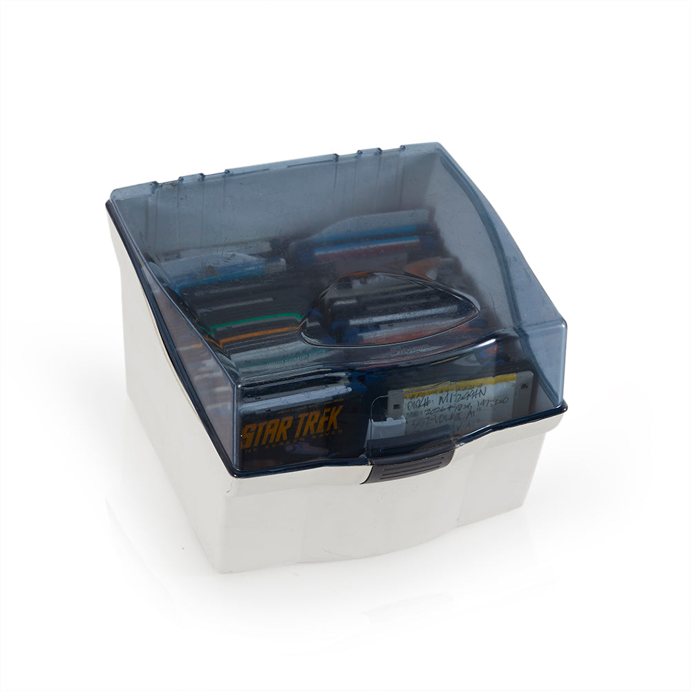 Transparent Lid Floppy Disc Storage Container