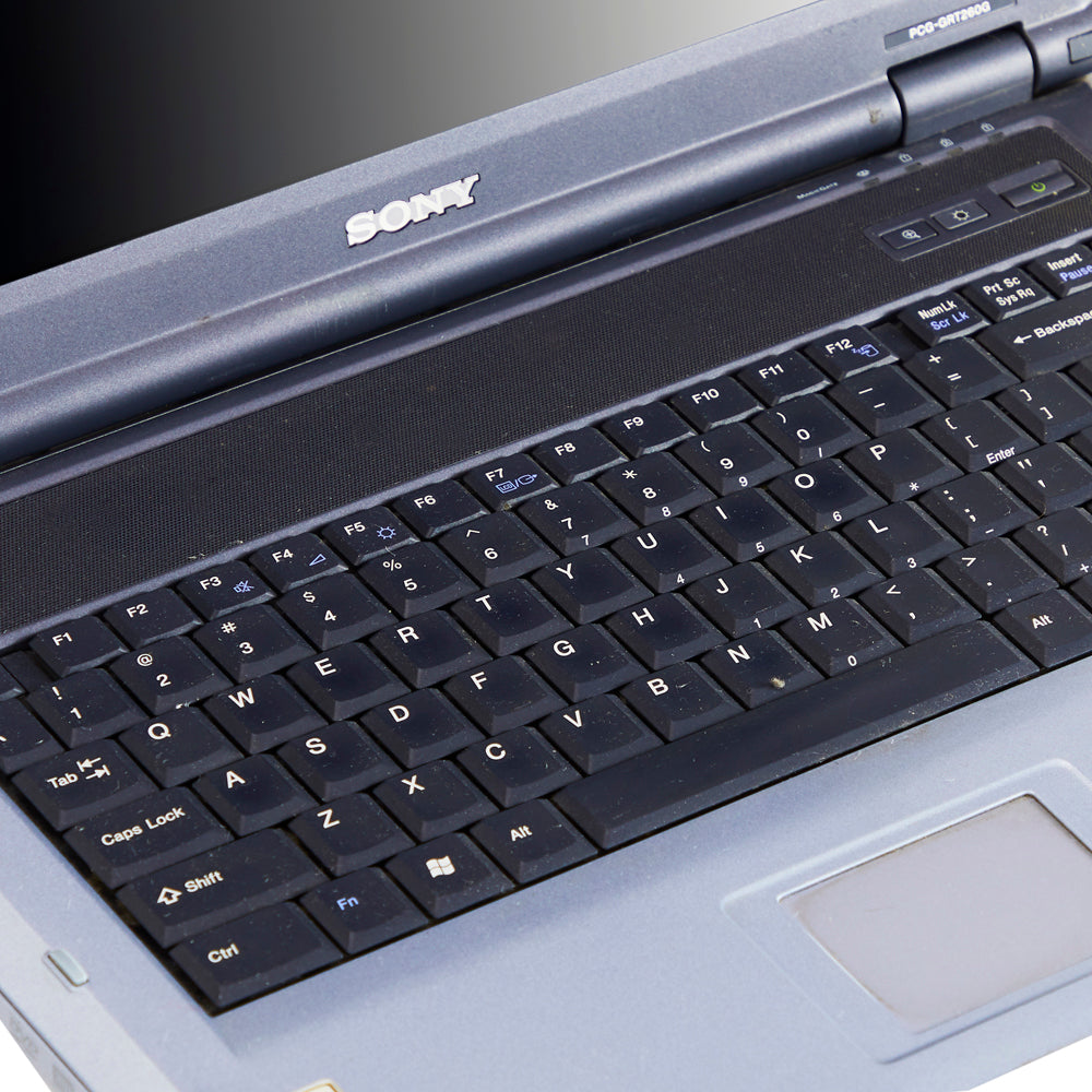 Silver Sony Vaio Laptop