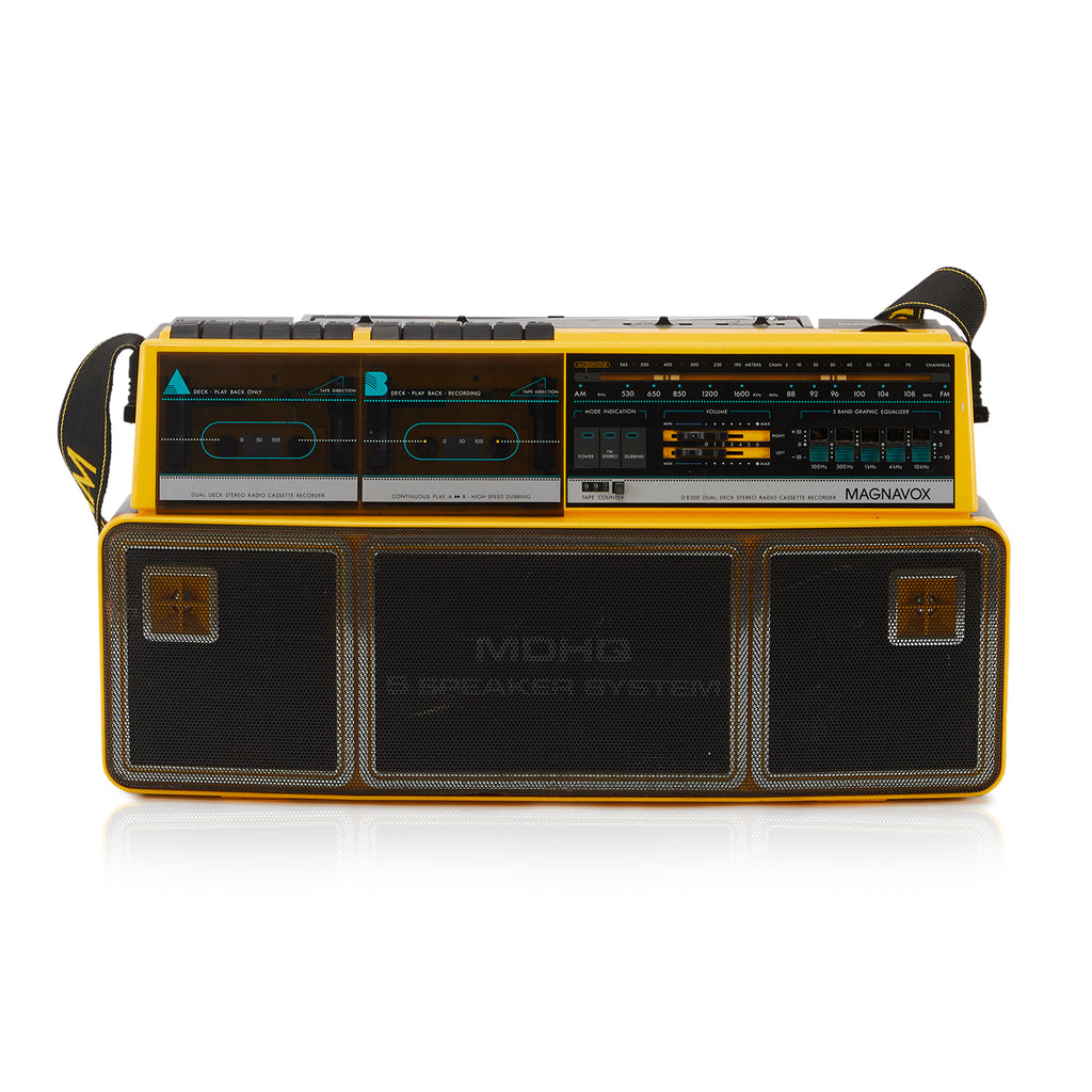 Yellow Magnavox Boombox