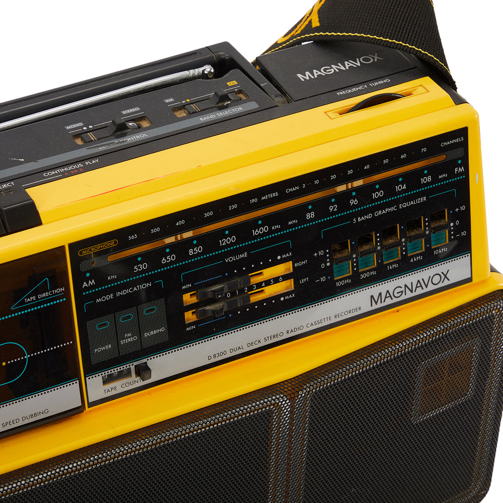 Yellow Magnavox Boombox