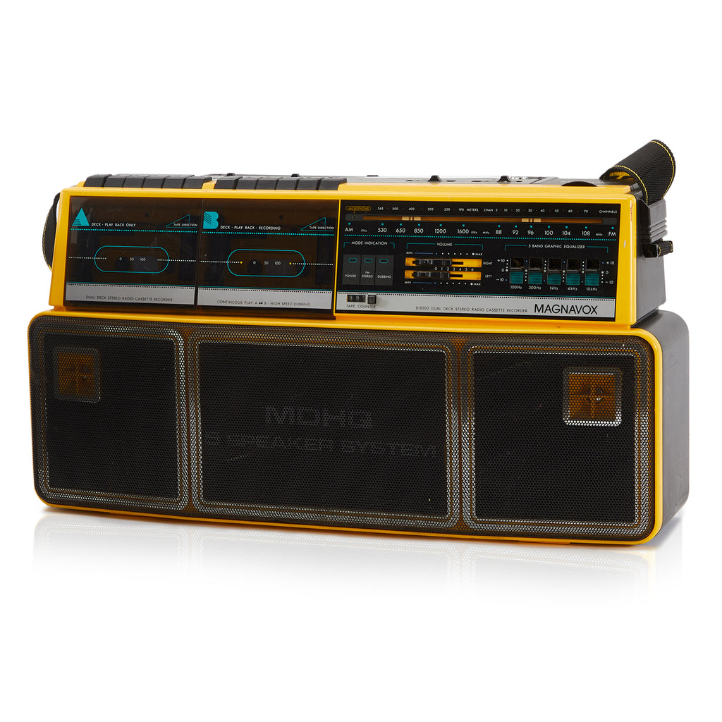 Yellow Magnavox Boombox