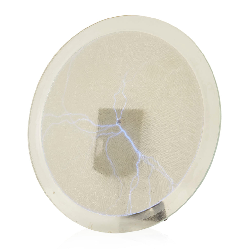 Glass Round Tesla Coil Table Lamp