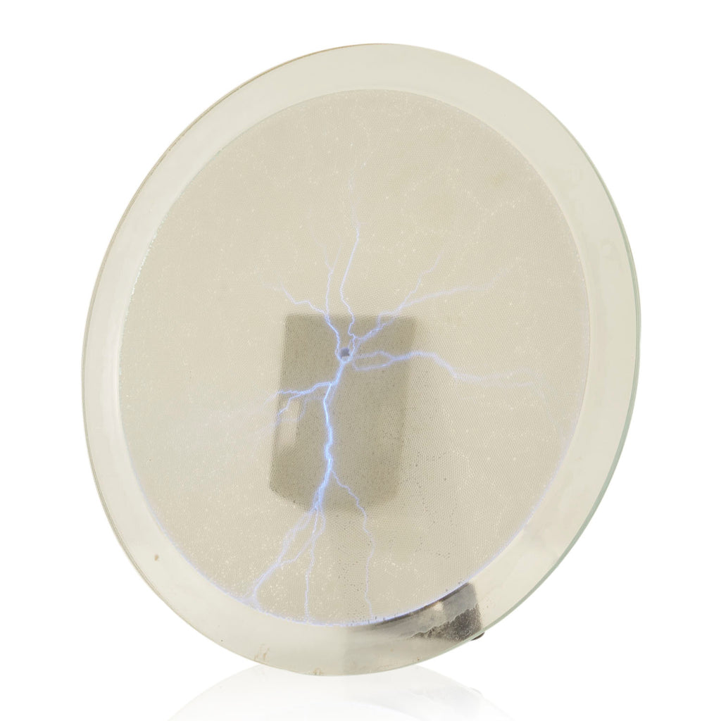 Glass Round Tesla Coil Table Lamp