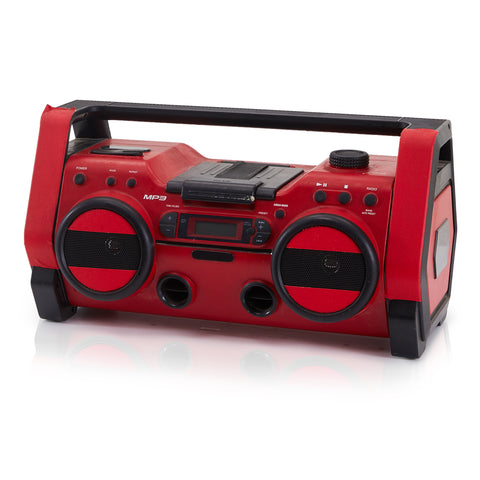 Red MP3 Boombox