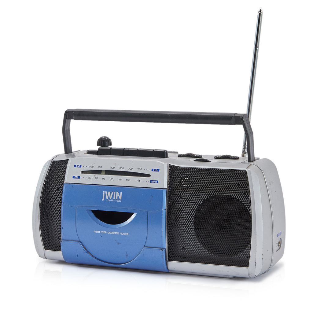 Small Blue and Grey Boombox