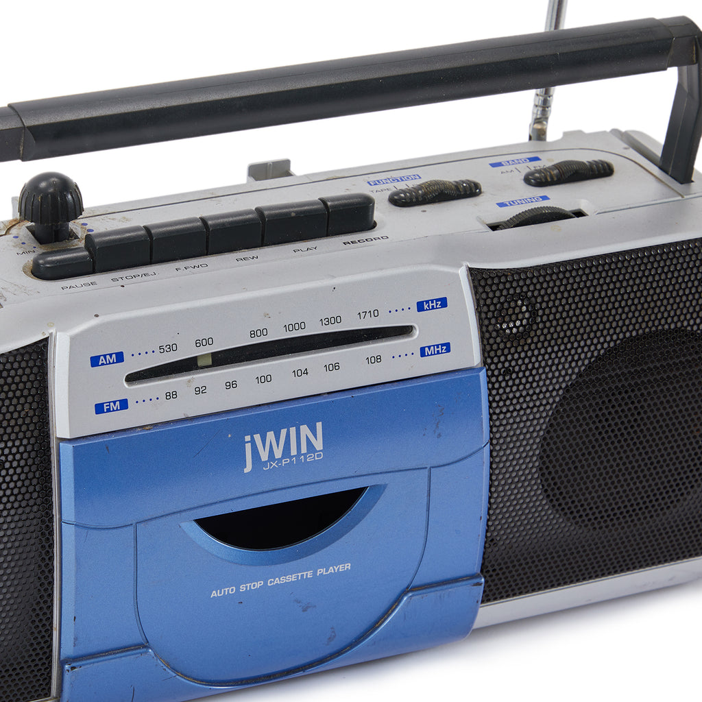 Small Blue and Grey Boombox