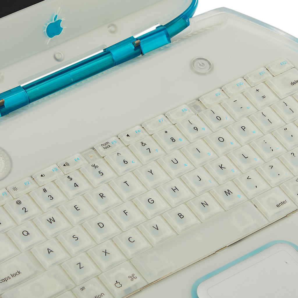 Blue Apple iBook Laptop