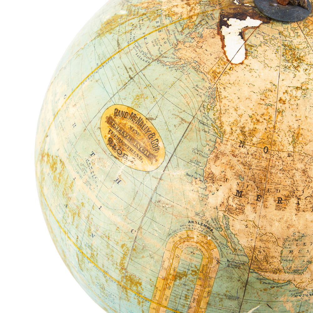 Rustic World Globe